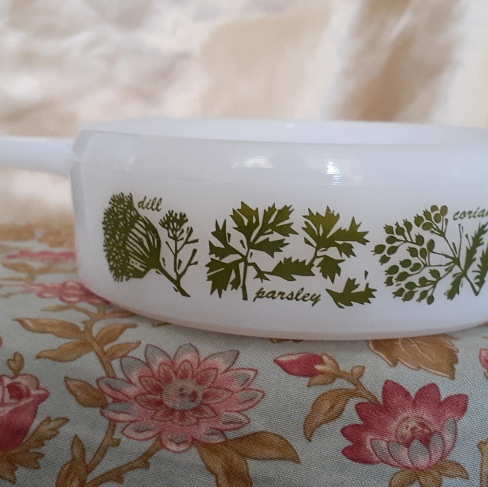 Vintage Anchor Hocking Green Herb